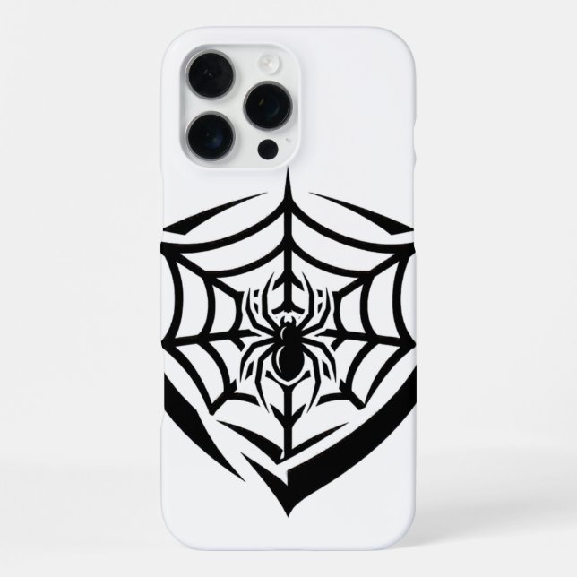 Coque iPhone Toile d'araignée gothique (Verso)