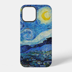 Coque iPhone 12 Toile d'art fin de Van Gogh Nuit étoilée