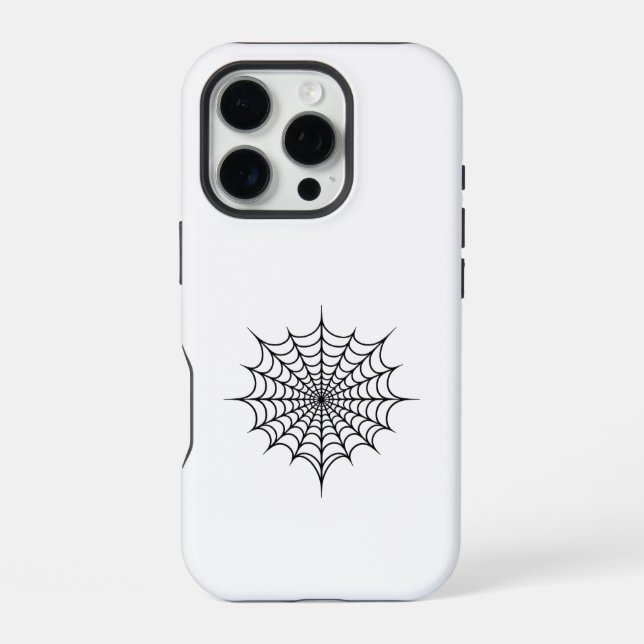 Coque iPhone Toile noire (Verso)