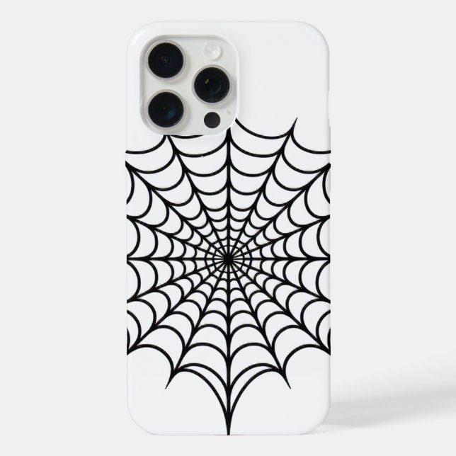 Coque iPhone Toile noire (Verso)