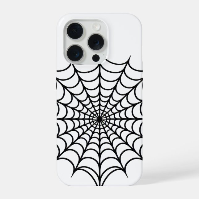 Coque iPhone Toile noire (Verso)