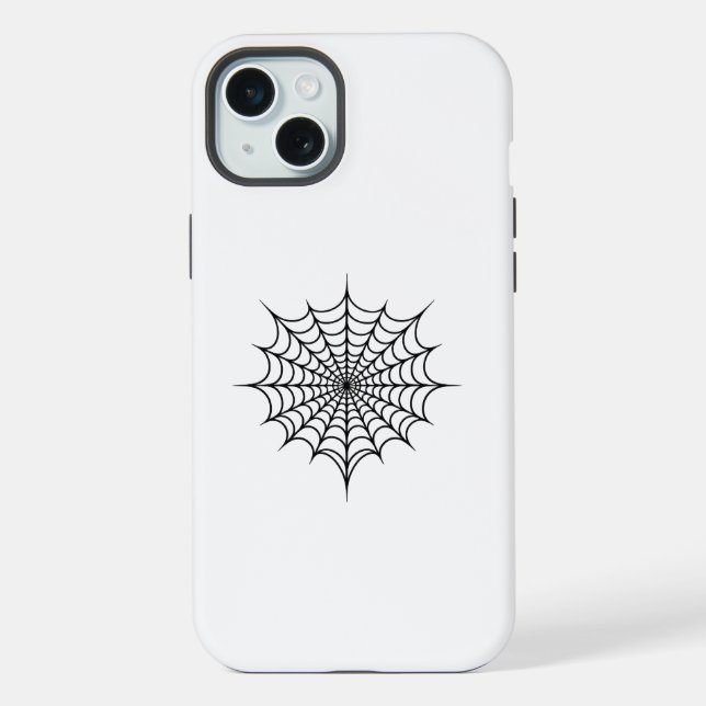 Coque iPhone Toile noire (Verso)
