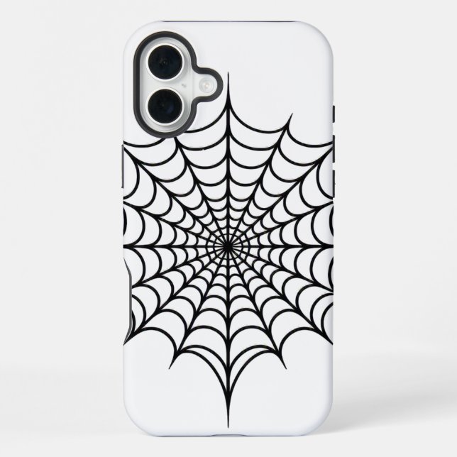 Coque iPhone Toile noire (Verso)