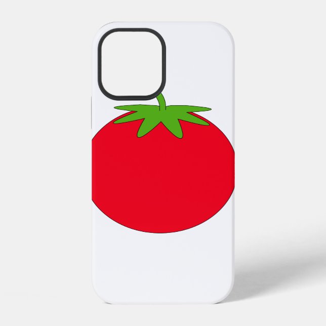 Coque iPhone Tomate rouge. (Verso)