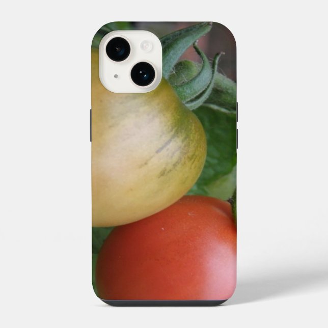 Coque iPhone Tomates orange et rouges (Verso)