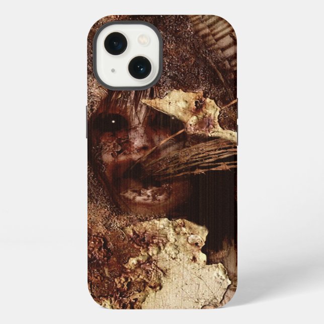 Coque iPhone Tomber piégé à l'intérieur (Verso)