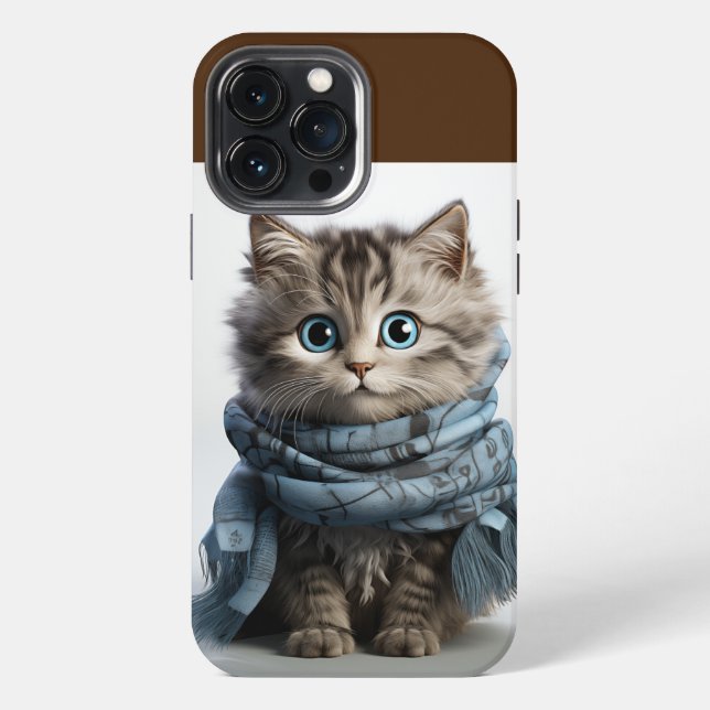 Coque iPhone Tommy, le chat tabby le plus duveteux (Verso)