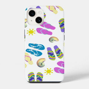 Coque Pour iPhone 14 Tongs de plage