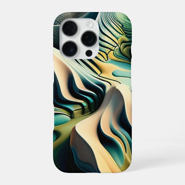 Coque iPhone Topographic currents (Verso)