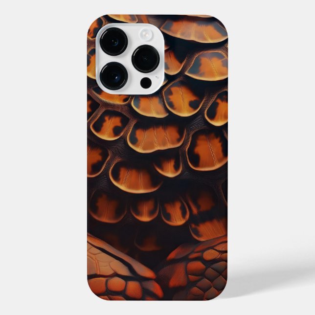 Coque iPhone Tortoise Shell Retro, Chic Motif Tortoiseshell (Verso)