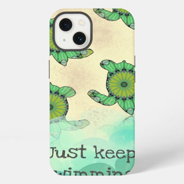 Coque iPhone Tortues Bébés (Verso)