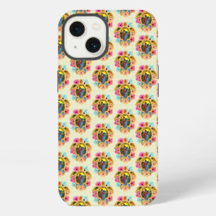 Etui iPhone 13 Tortues Florales Tropicales de l'Ile