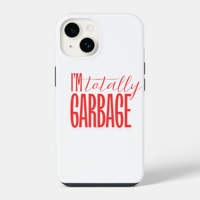Coque iPhone Totalement ordures (Verso)