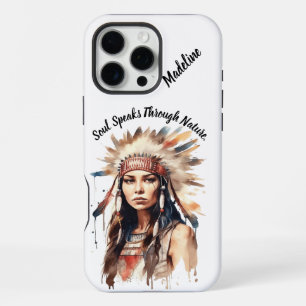 Coque iPhone 16 Pro Max Touche artistique tribale