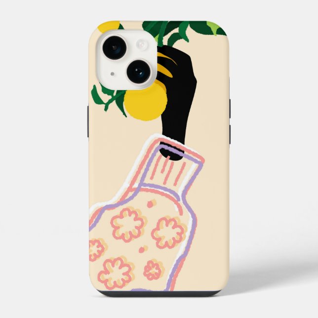 Coque iPhone Toucher de Citron (Verso)
