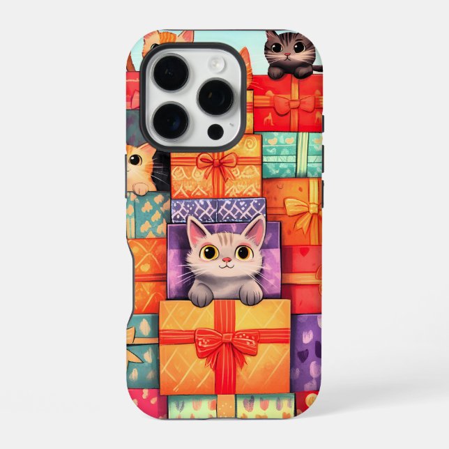 Coque iPhone Tour Cadeau d'anniversaire Meow (Verso)