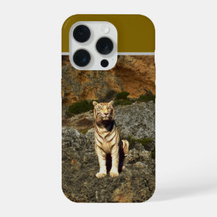 Coque iPhone 15 Pro Tour de guet du Tigre blanc,
