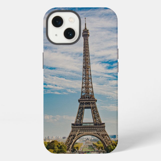 Coque iPhone Tour Eiffel à Paris (Verso)