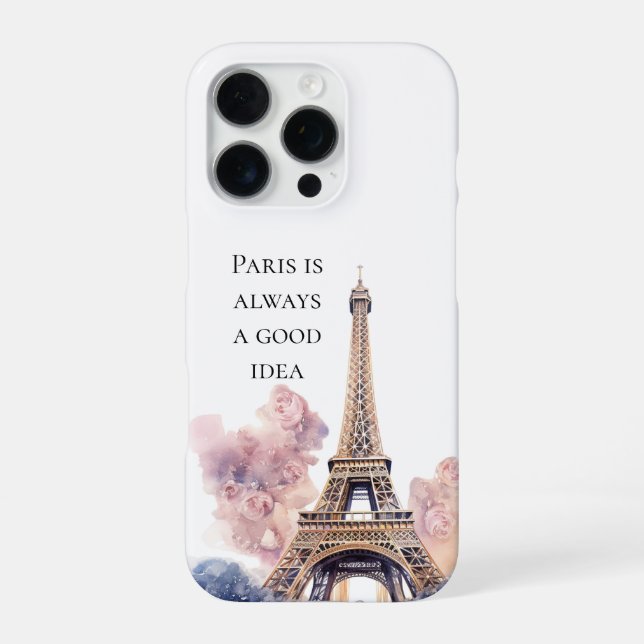 Coque iPhone Tour Eiffel Paris (Verso)