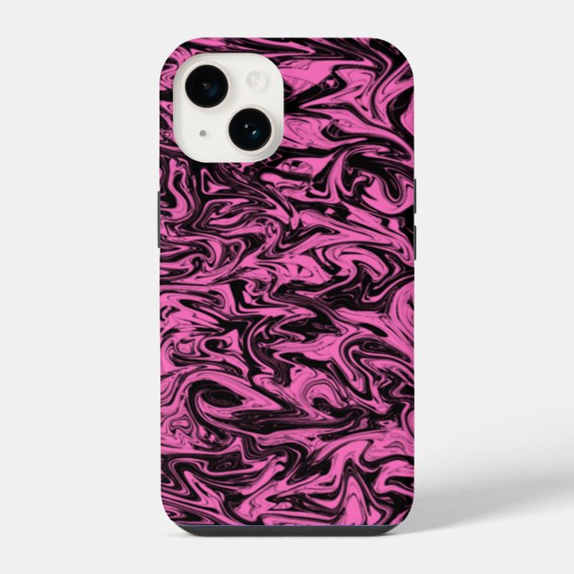 Coque iPhone Tourbillon abstrait (Verso)