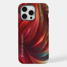 Tourbillon Abstrait rouge Iridescente