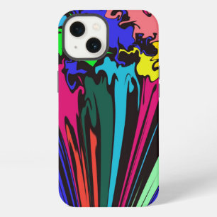 Etui iPhone 13 Tourbillon coloré abstrait / pincé /
