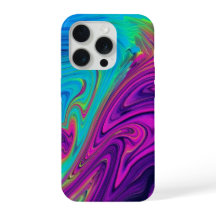 Tourbillon de couleurs abstrait vibrant | Art flui