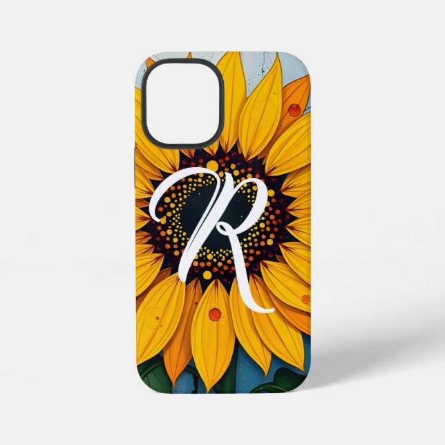 Coque iPhone Tournesol (Verso)