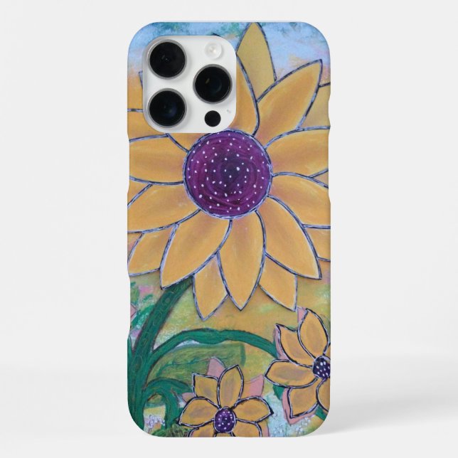 Coque iPhone Tournesol (Verso)