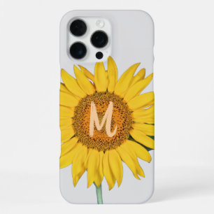 Coque iPhone 16 Pro Max Tournesol Monogrammé
