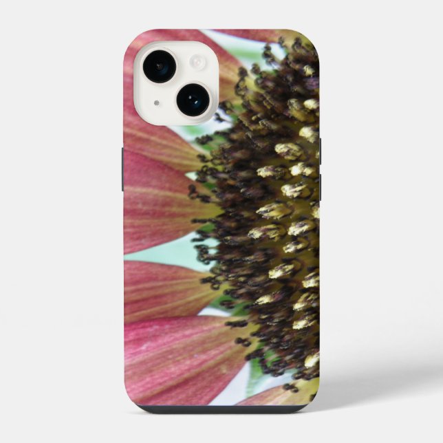 Coque iPhone Tournesol rose (Verso)