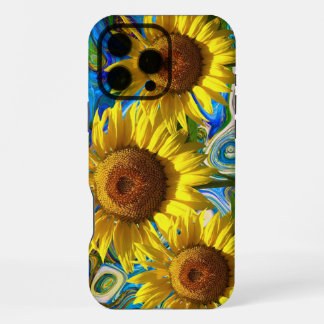 Coque iPhone 16 Pro Max Tournesols