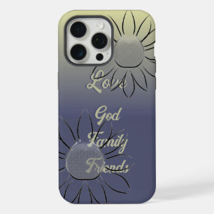 Coque iPhone 15 Pro Max Tournesols & Marguerites Amour Dieu Famille Amis O