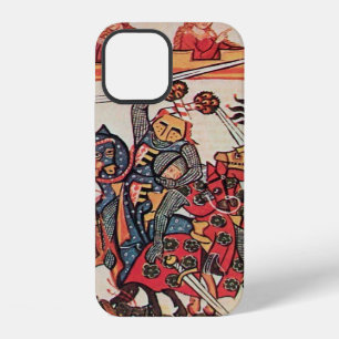 COQUE iPhone 12 TOURNOI MÉDIÉVAL, CHEVALIERS COMBATTANTS ET DAMES