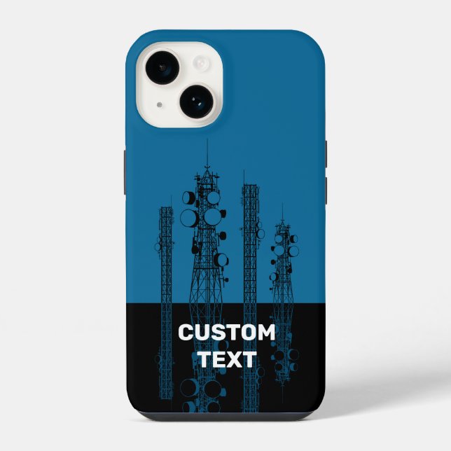 Coque iPhone Tours de communication (Verso)