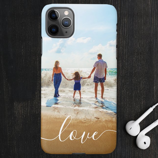 Coque iPhone Tous les modèles Modèle photo Love Text Phone Case (Créateur téléchargé)