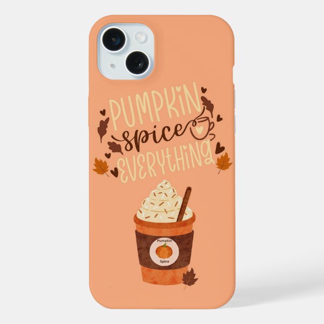 Coque iPhone Tout à la saveur de citrouille (Verso)