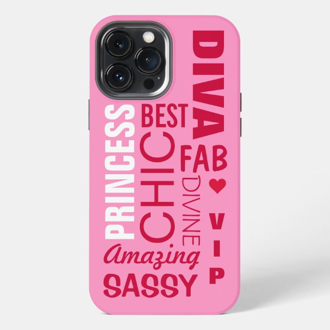 Coque iPhone "Tout Princesse..." (Verso)