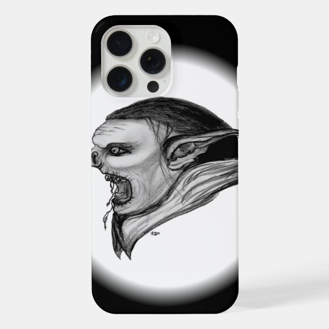 Coque iPhone Tracer le design noir et blanc (Verso)