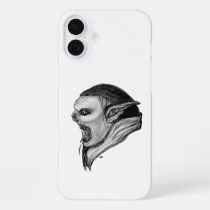 Coque iPhone 16 Plus Tracer le design noir et blanc