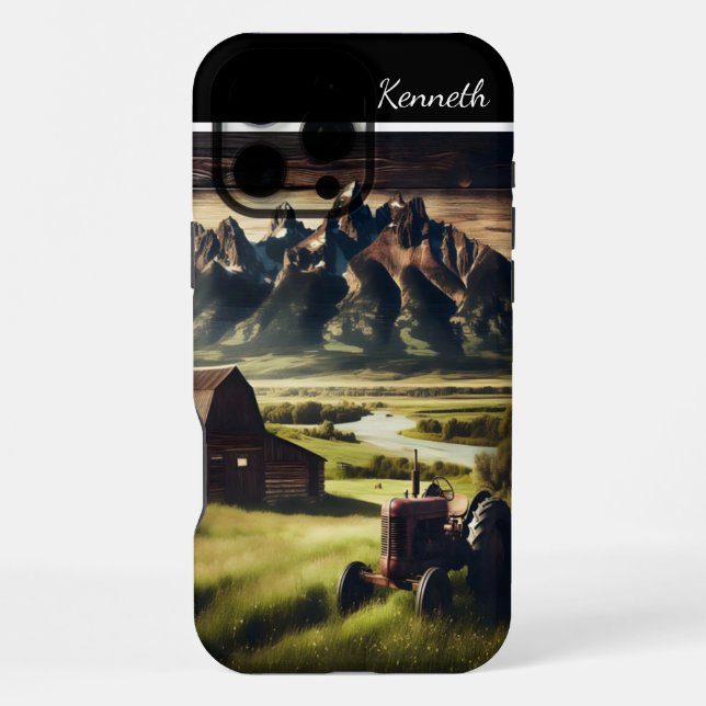 Coque iPhone Tracteur dans les Tetons (Verso)