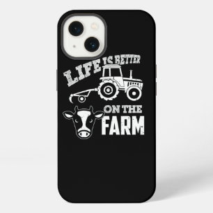 Etui iPhone 13 Tracteur de vache Ferme agricole Ferme Cadeau d'ag