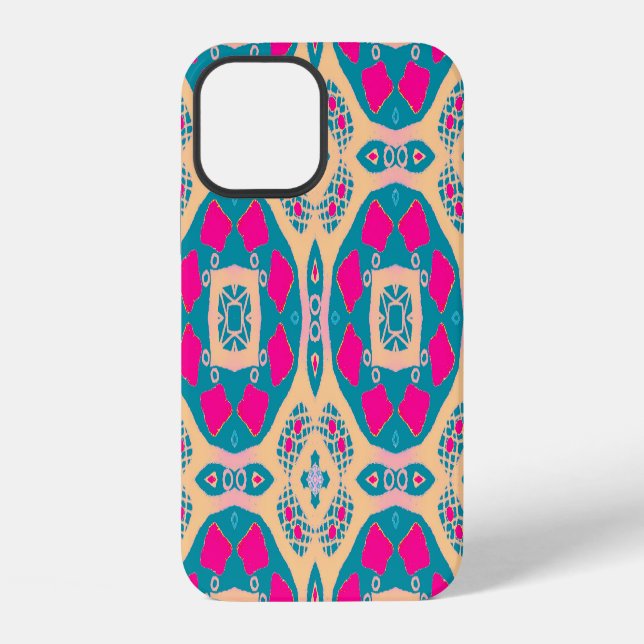 Coque iPhone Traditionnel, patchwork péruvien, motif de tuiles (Verso)
