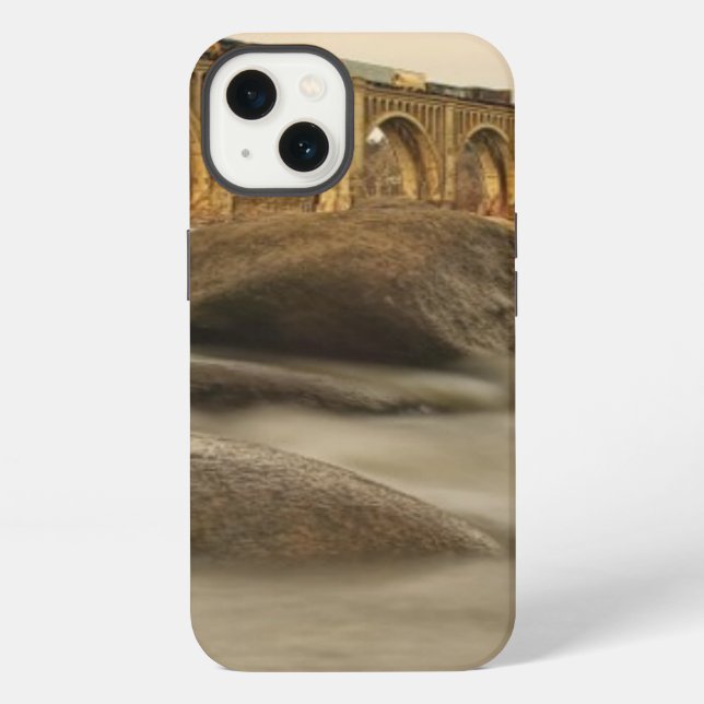 Coque iPhone Train au-dessus de James River (Verso)