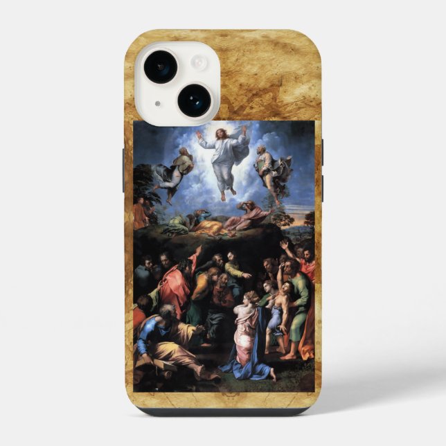 Coque iPhone TRANSFIGURATION DE JÉSUS monogramme (Verso)