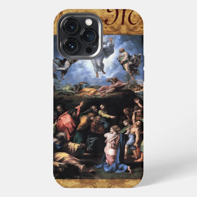 Coque iPhone TRANSFIGURATION DU monogramme JÉSUS (Verso)