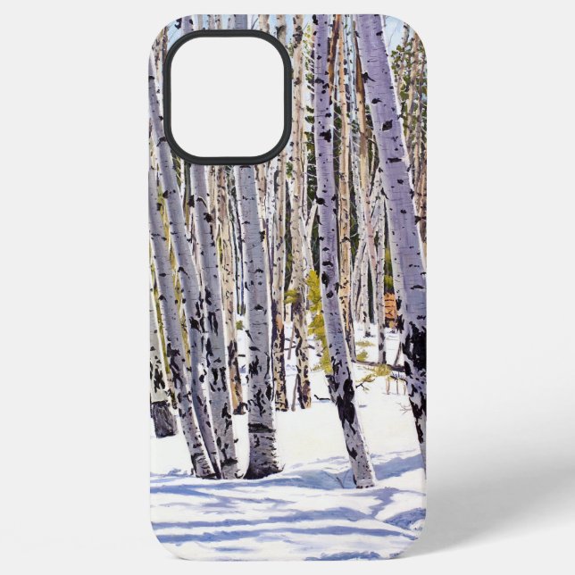 Coque iPhone Trembles dans la Forêt (Verso)