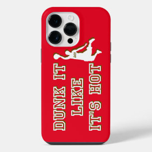 Coque Pour Pour iPhone 14 Pro Max Trempez-le comme s'il est chaud drôle basket-ball