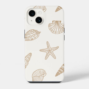 Coque Pour iPhone 14 Trésor côtier crépuscule doré