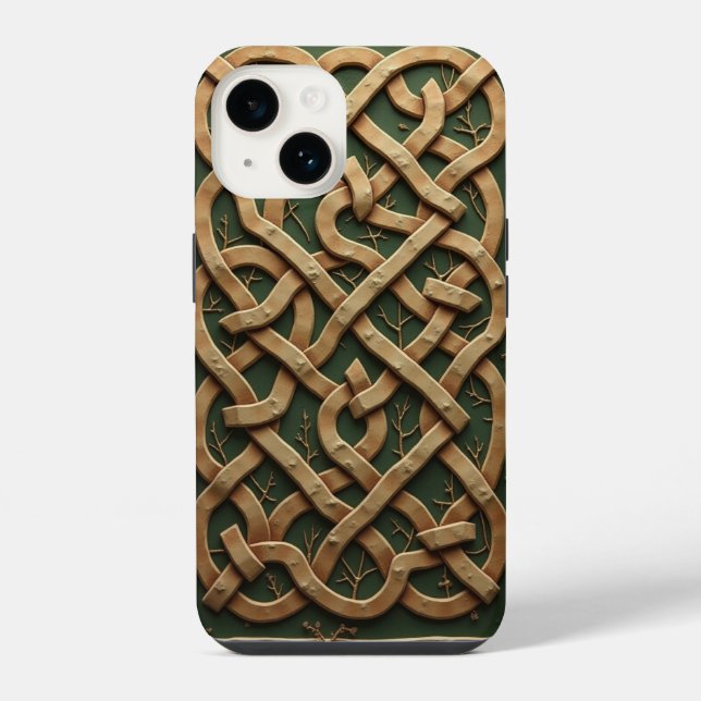 Coque iPhone Tresse celtique (Verso)